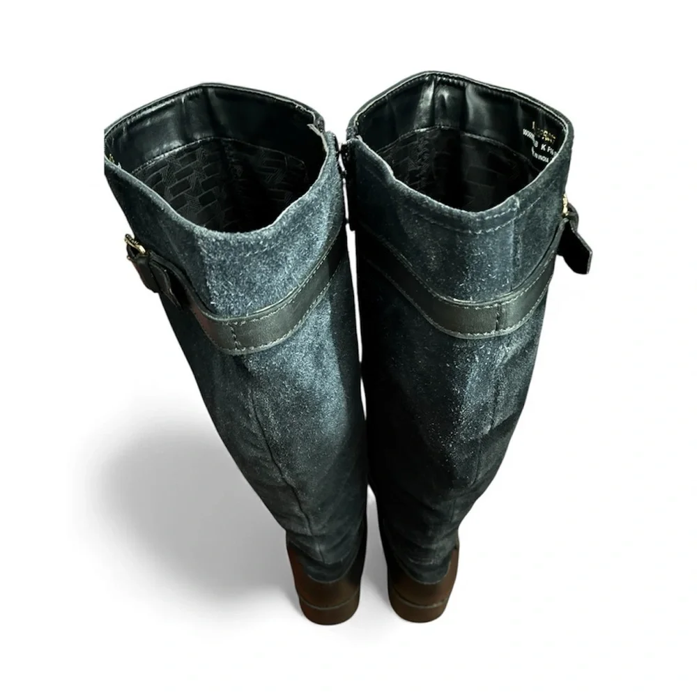 Cole Haan Black suede, tall boot